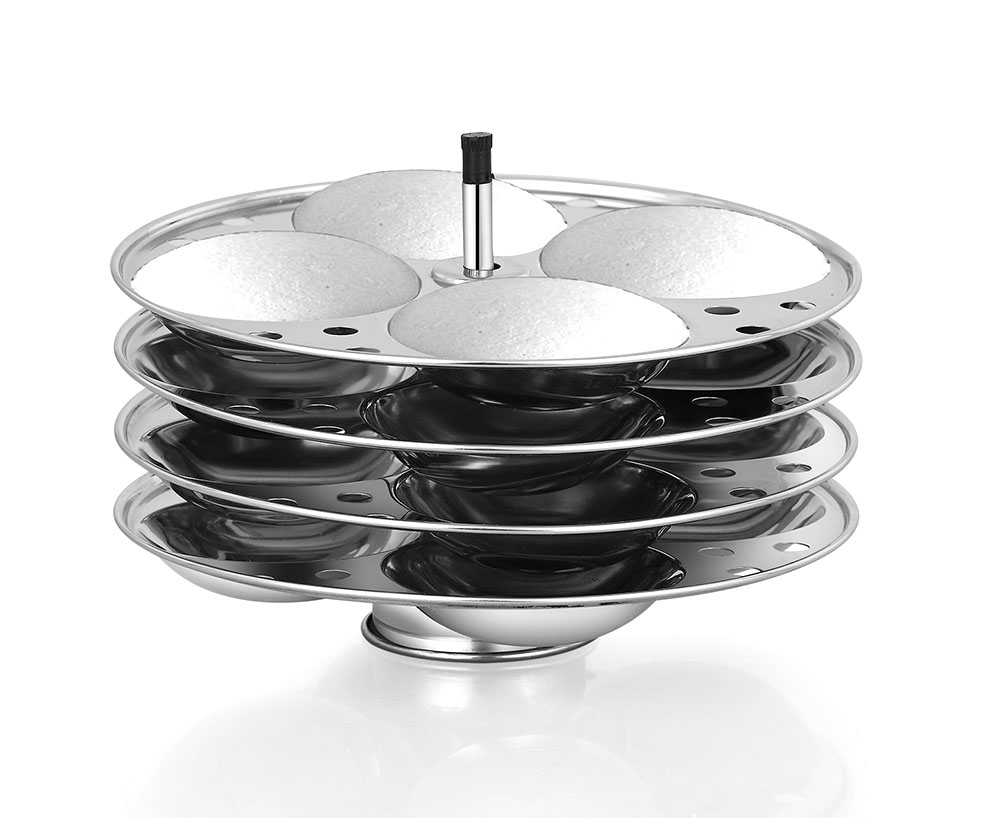 Mahaa - Kitchenware Idli maker 4 plate set