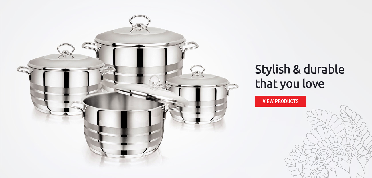 Mahaa - stainless steel cookware products